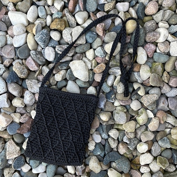 Chateau Macramé Pouch‎ / Handbag - Picture 1 of 5